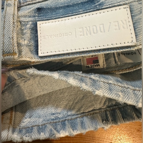 RE/DONE Light Wash Straight Leg Jeans - Picture 5 of 7